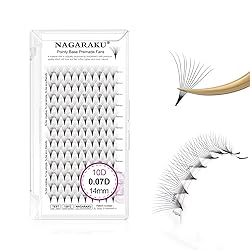 NAGARAKU Premade Fans Eyelash Extensions Premade