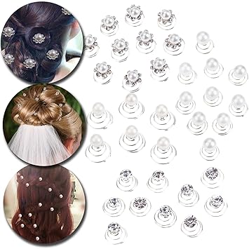 Hair Styling Hairstyling Set Of 36pcs Spiral Hairdos Pins Twists
