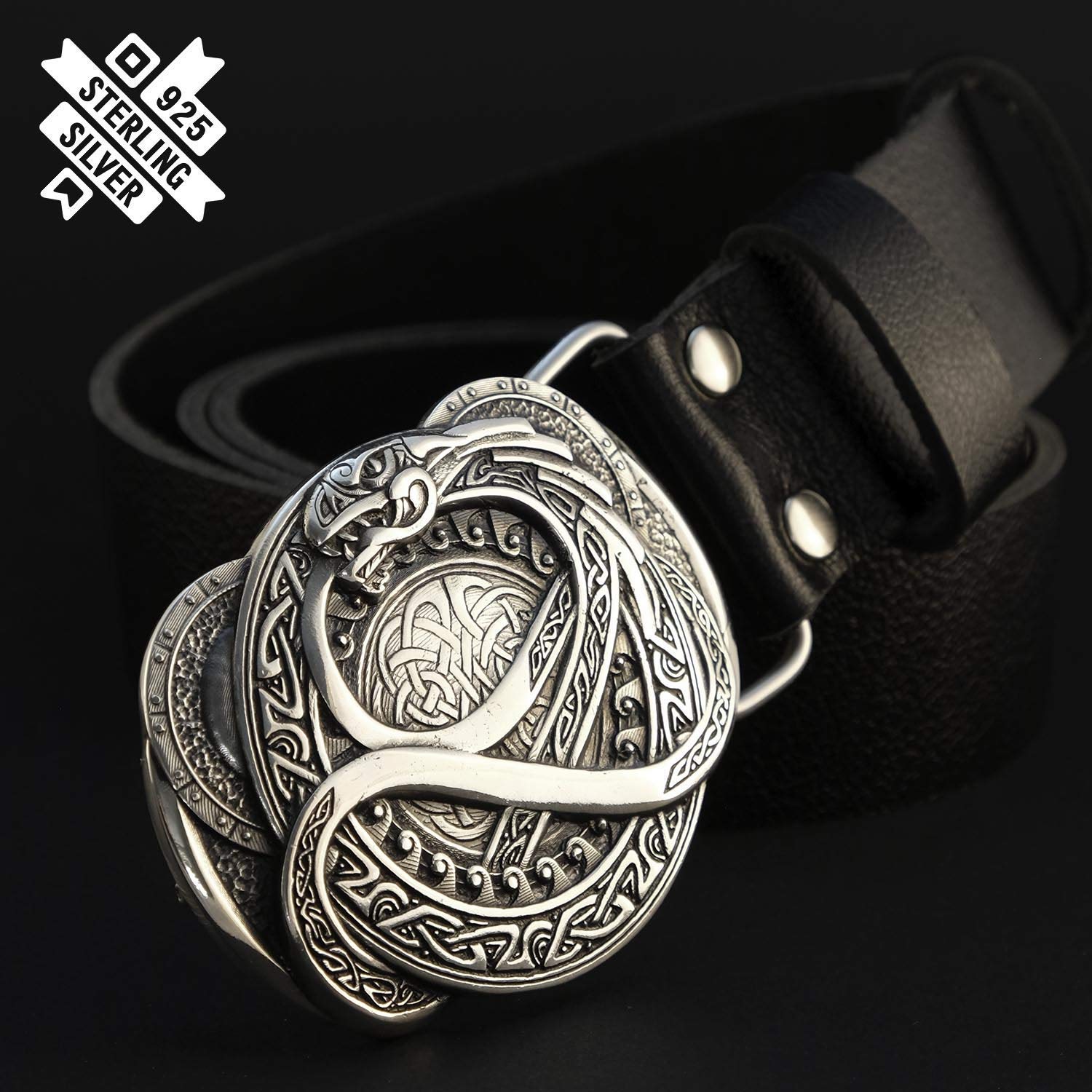 ouroboros belt buckle