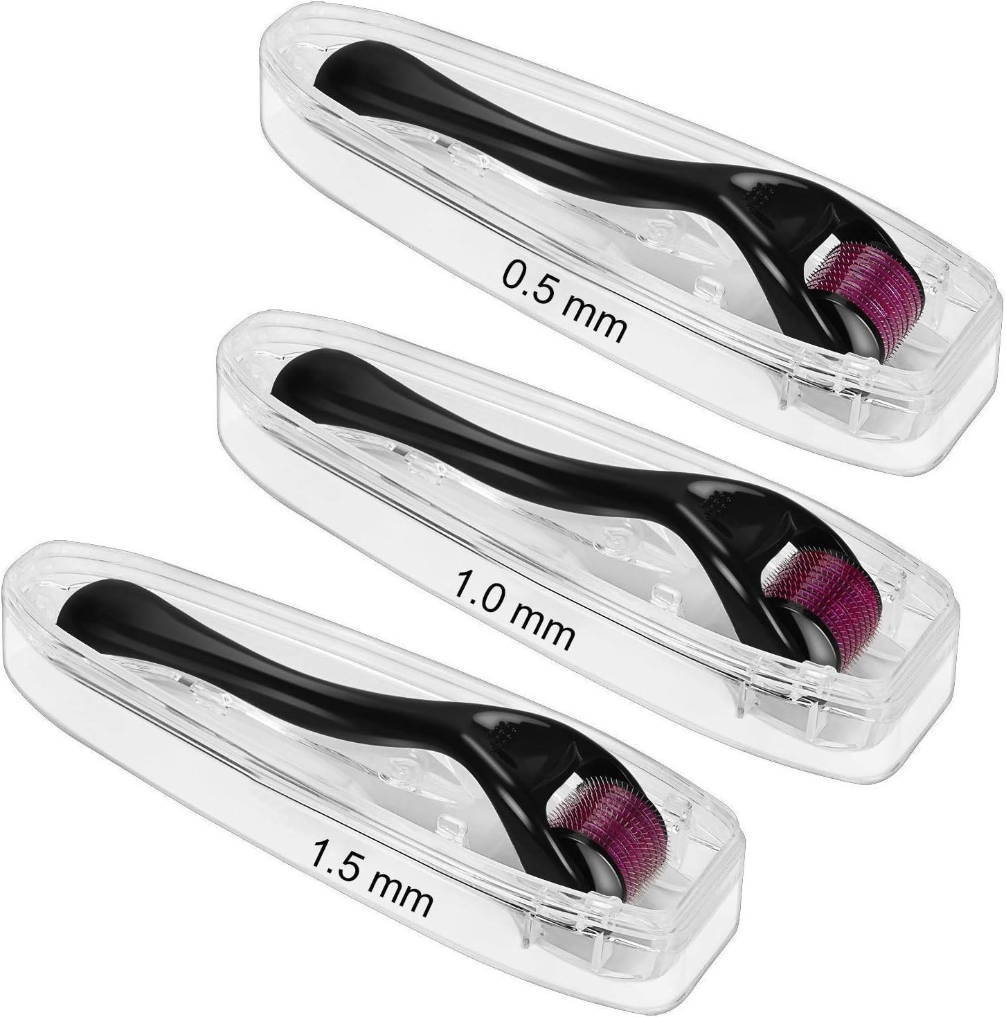 Derma Roller 0.5mm Titanium Micro Needles -Microneedle for Face and body - Includes Free Storage Case