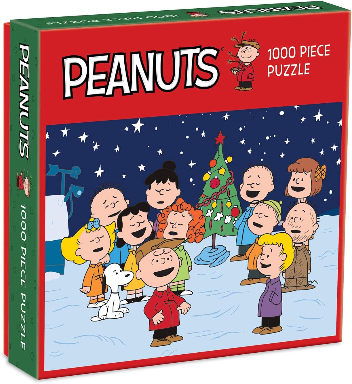 Galison Charlie Brown Peanuts Christmas 1000 Piece Jigsaw Puzzle For
