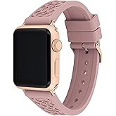 Coach Apple Watch Strap, Compatible with Apple Watch 38mm, 40mm, 41mm, 42mm, 44mm, and 45mm, Interchangeable Band, Create Your Unique Style