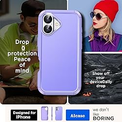 AICase for iPhone 16 Case with Glass