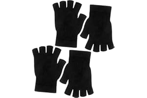 Fingerless Gloves For Womens Fingerless Gloves Men Half Finger Gloves Black Fingerless Gloves Half Finger Mittens Cotton