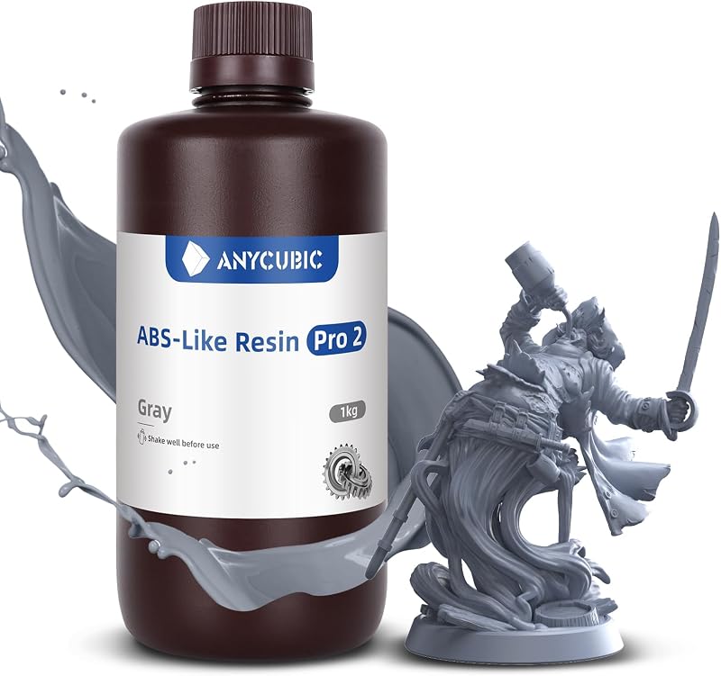 ANYCUBIC ABS-Like Pro 2 Resin 1kg Grey High Strength Low Odor
