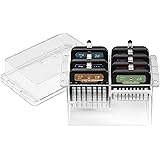 Andis 7Piece Premium Clip Animal Comb Set for #10 Blade, Multi Colored, 33655