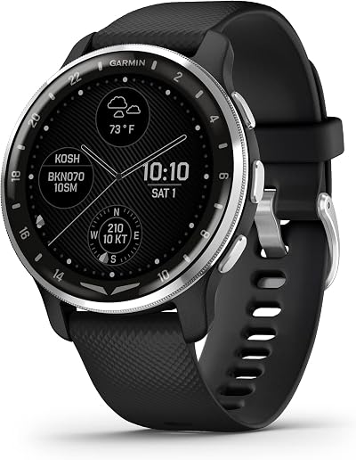 Garmin D2 Air X10 Aviator Smartwatch GPS Aviation Weather Touchscreen Black