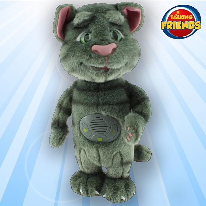 TALKING TOM AND FRIENDS, Talking Friends Toy de Peluche con increíbles