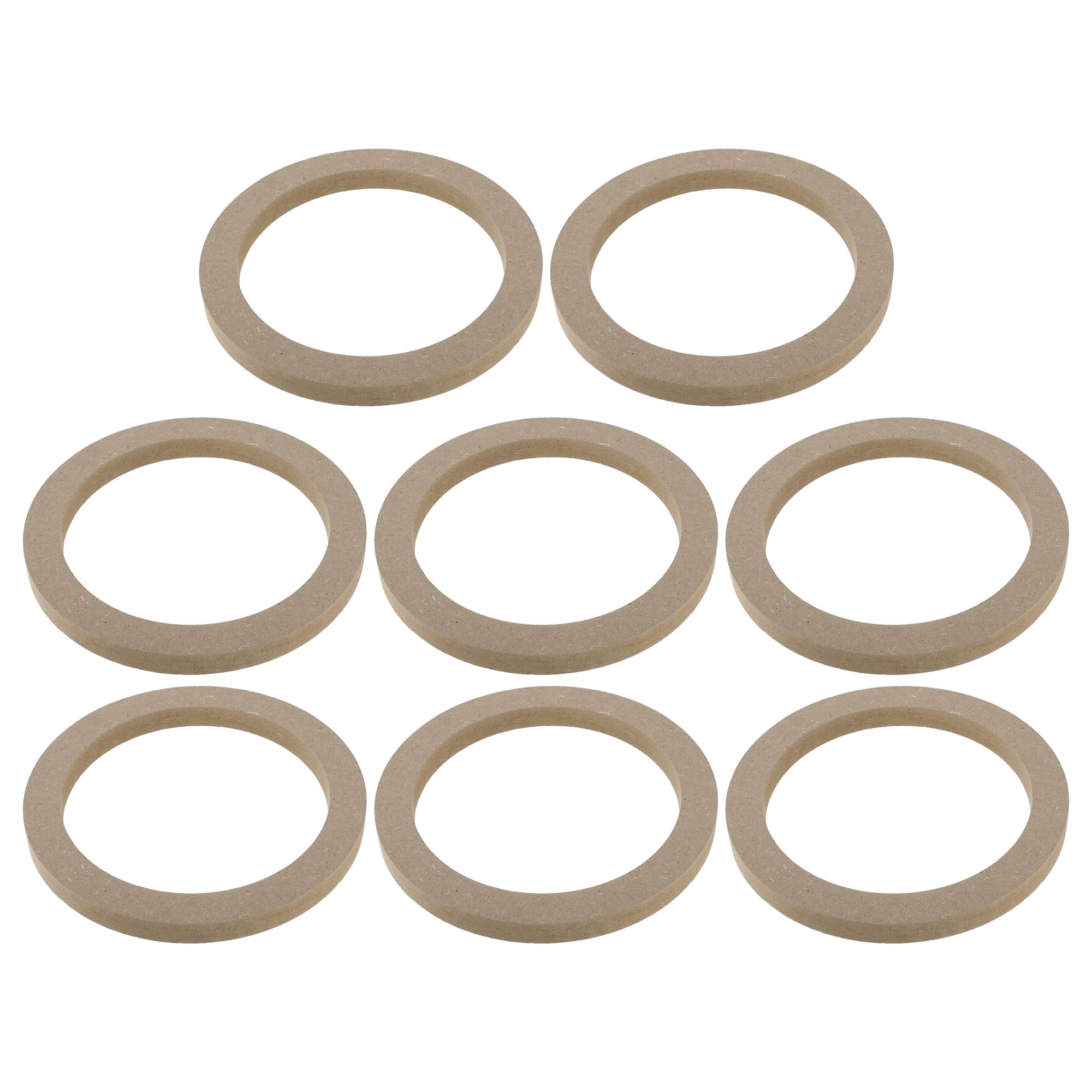 uxcell 8 Pcs Universal 6.5 Inch Speaker Subwoofer Mounting Spacer Rings