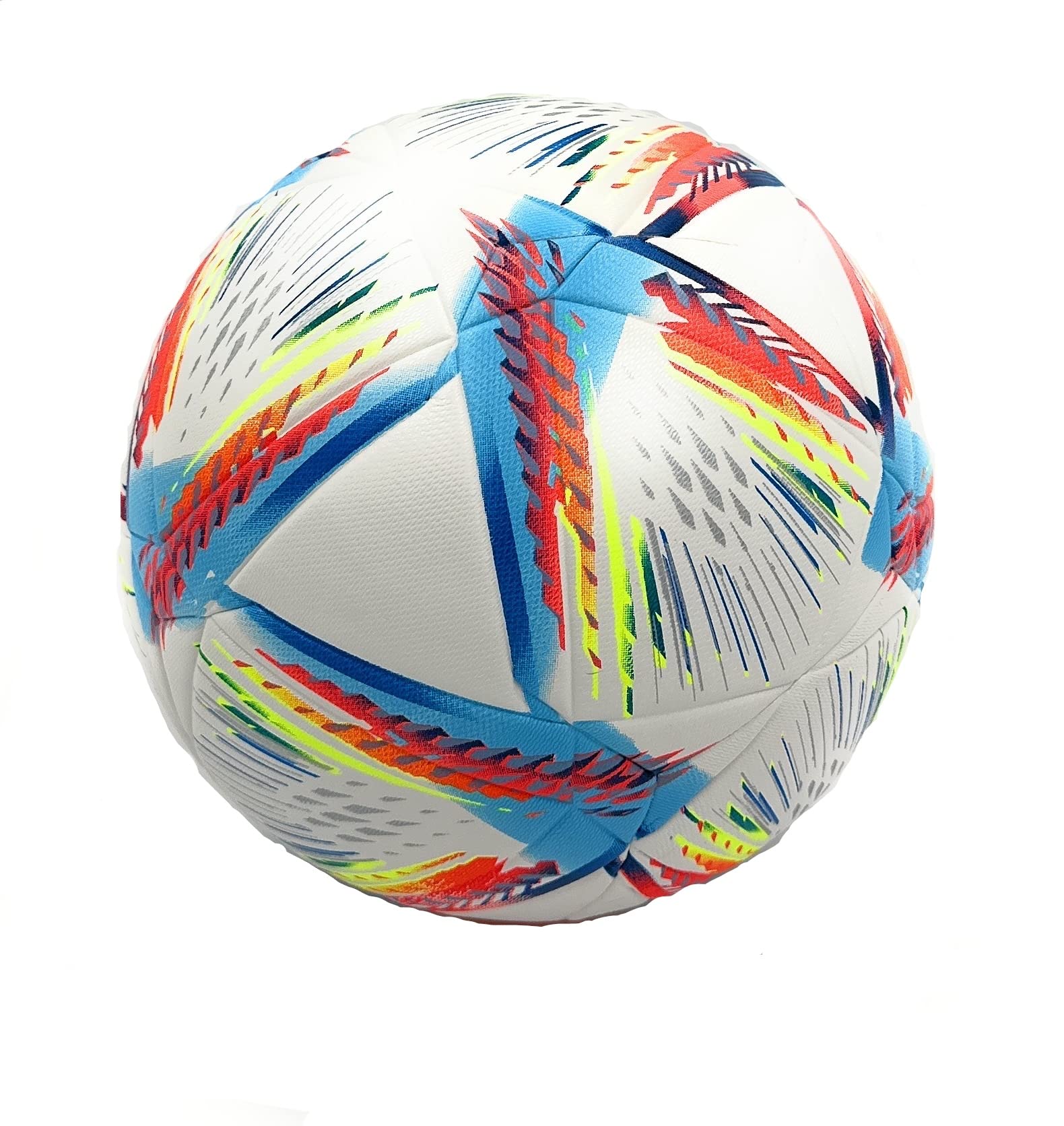 Photo 1 of World Cup Quality Soccer Ball Size 5 Thermally Bonded Match Ball with Seamless Stitching- Official Match Weight- Long Lasting Professional High Grade PU Leather- Pelota de Futbol- USA