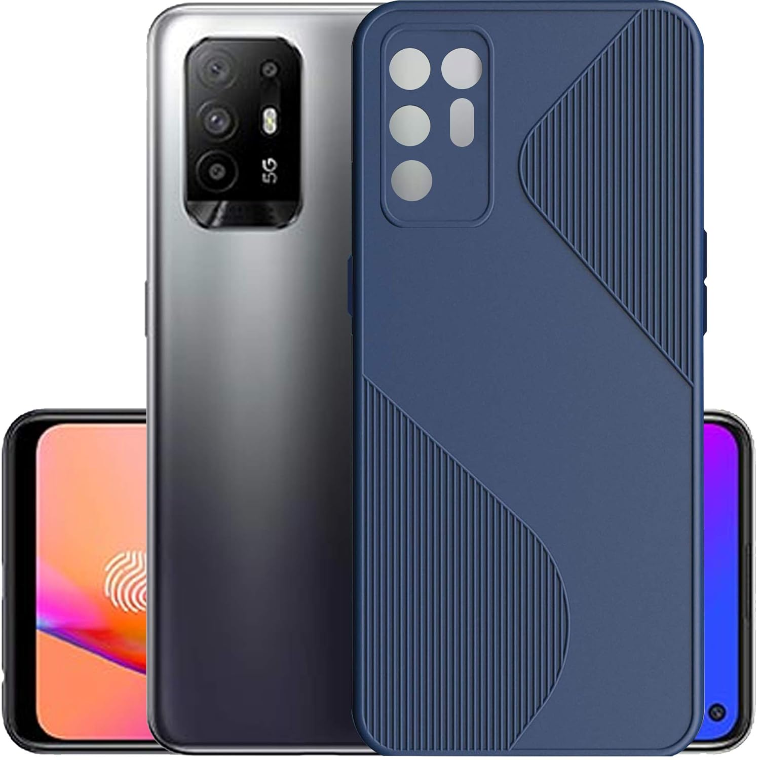 HUPSHY Oppo F19 Pro Plus 5G Armour Back Cover Case Camera Bump