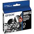 EPSON 202 Claria Ink High Capacity Black Cartridge (T202XL120-S) Works with WorkForce WF-2860, Expression XP-5100