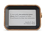Author Literary Quote Clock – Tells Time Using
