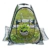 Mini Pop up Flowerhouse Greenhouse Small Indoor Outdoor Gardening Flowerpot Cover Backyard Flower Shelter 27"x27"x31"