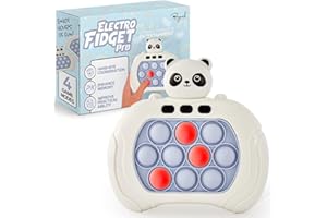 BEYOND INNOVENTIONS Fast Push Game | Pop It Game Light Up Fidget Toy | The Fidget Game | Quick Push Bubble Game for Educational and Memory Growth | Speed Push Pop Game, Push Game Fidget Toy