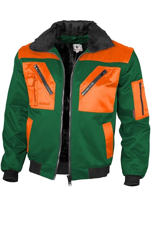 Qualitex - Pilotenjacke 4 in 1 - Kragen und Ärmel abtrennbar - mehrere Farben