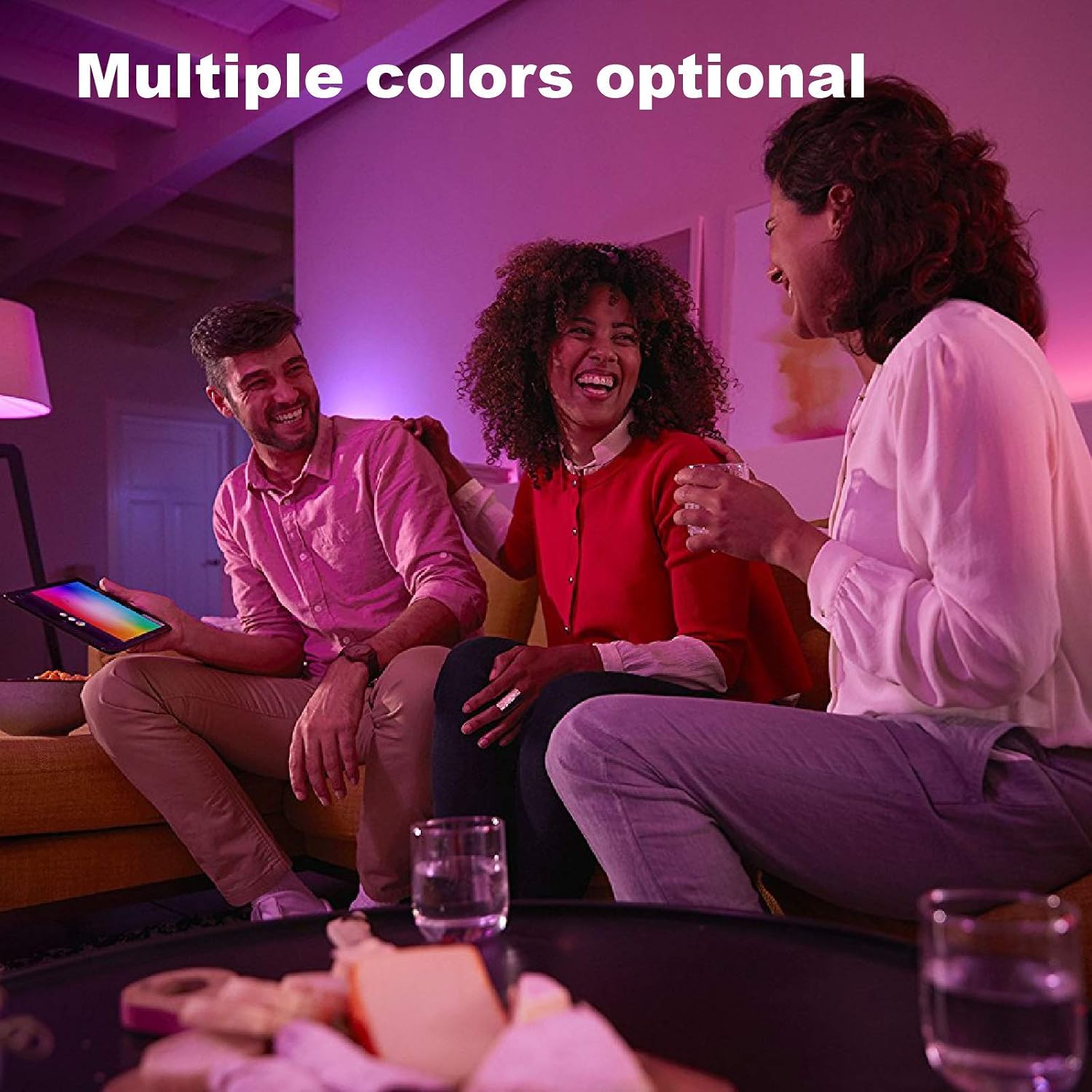 Tuzi 10m RGB Led Strip Lights with Remote, Multicolor Led Light Strips for Bedroom Indoor Use - Image 3