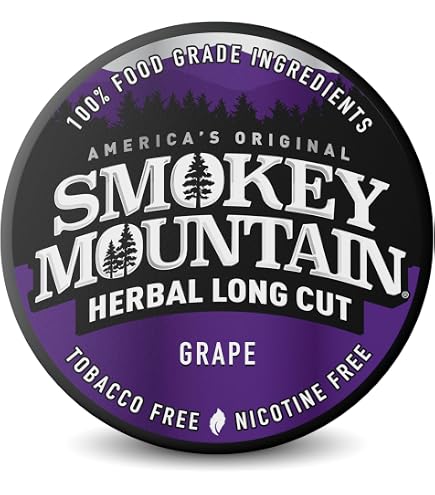 grape tobacco dip Amazon.com: Smokey Mountain Herbal Long Cut – Grape – 10 Can Box