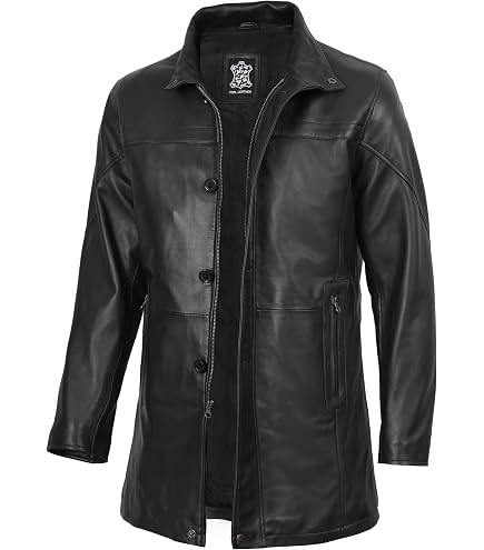 fjackets Brown Distressed Natural Real Lambskin Men's Leather