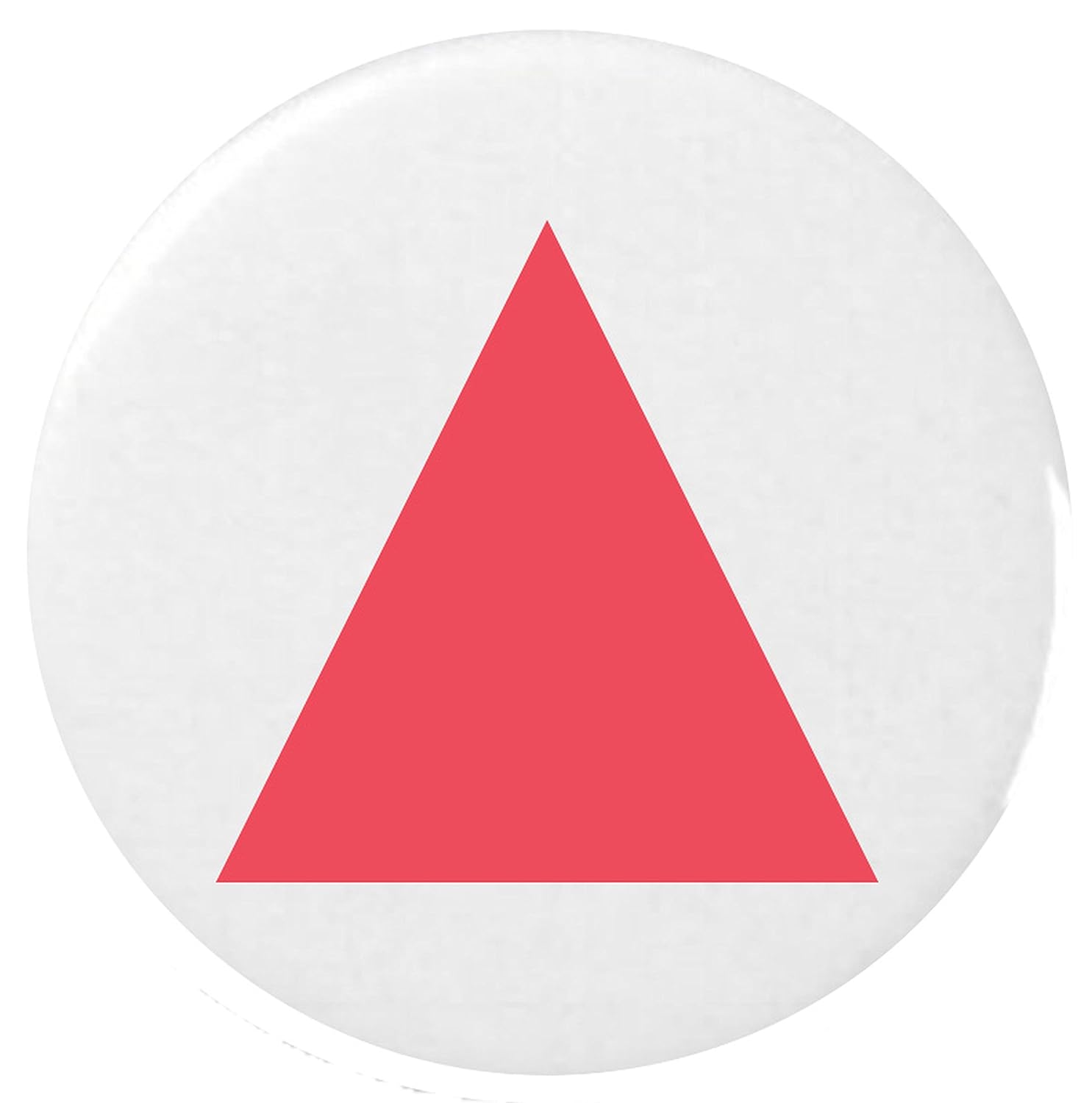 Up Pointing Rotes Dreieck Emoji 25 Mm Anstecker Up Pointing Red