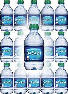 Dasani Water, Enhanced With Minerals, 12 Fl Oz (Pack of 15, Total of 180 Fl Oz)