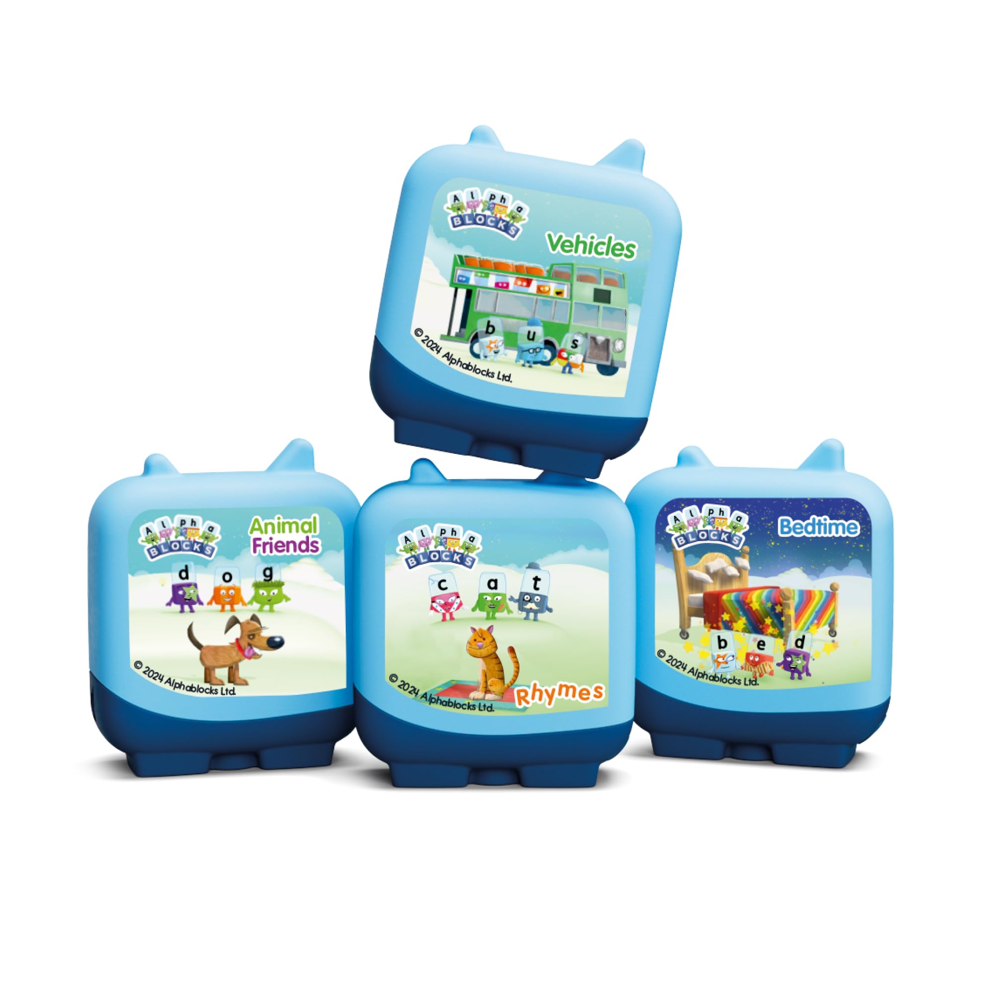tonies Alphablocks Audio Clever Pocket Tonie Set, for use with Toniebox