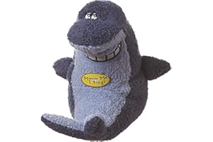 Multipet Deedle Dude Singing Shark Plush Dog Toy, 8-Inch, Blue,All Breed Sizes