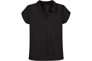 Nautica Girls' Short Sleeve Performance Polo