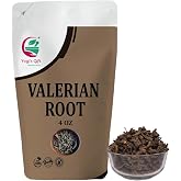 Yogi's Gift&reg; Whole Valerian Root 4 oz | Dried Herbal Tea Root | 100% Natural &amp; Pure, Naturally Strong Aroma, Herbal Blends, Resealable Bag for Freshness