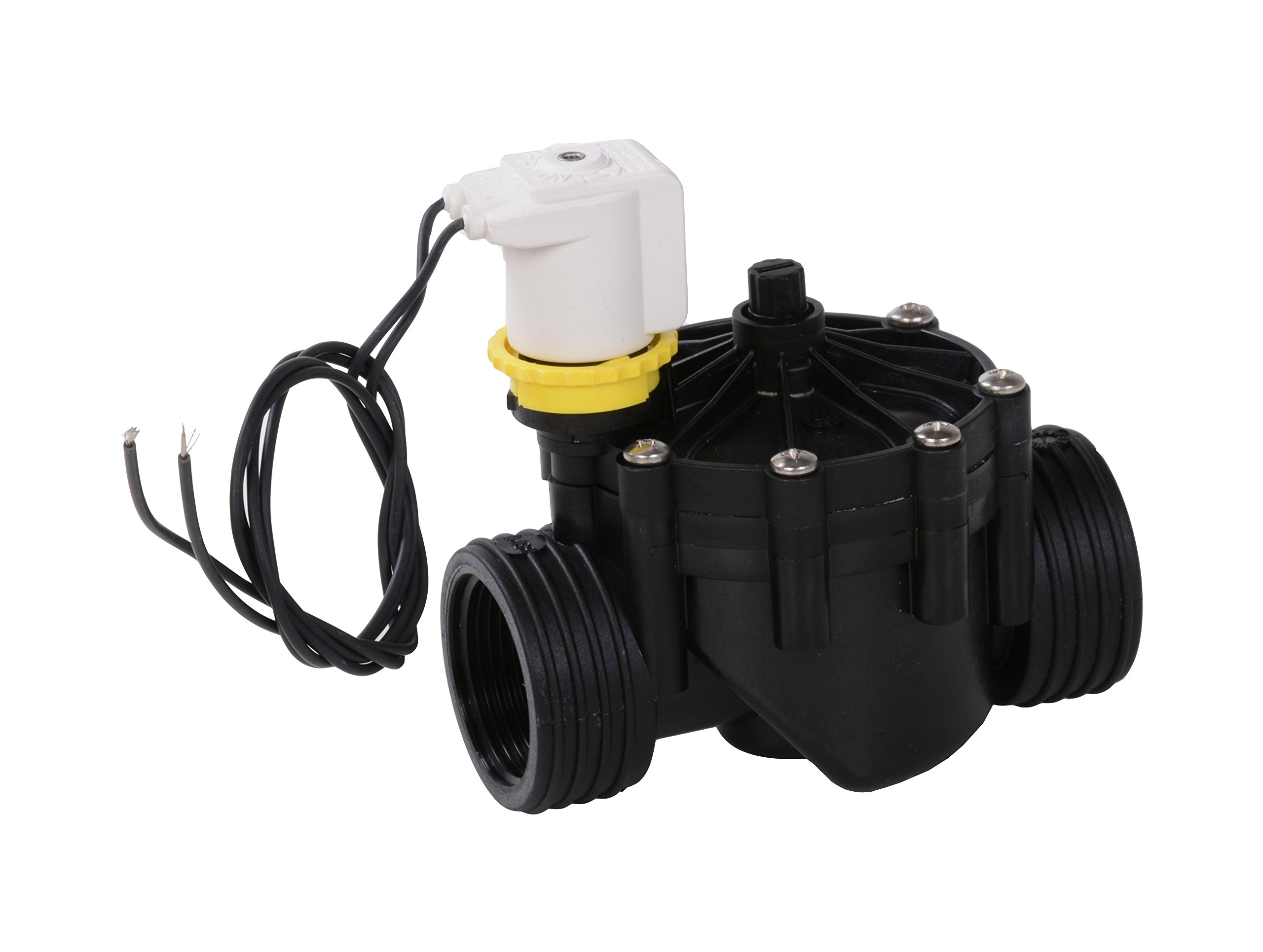 RPE Electrically operated solenoid valve 1 1/4 inch internal thread 24 VAC with flow control