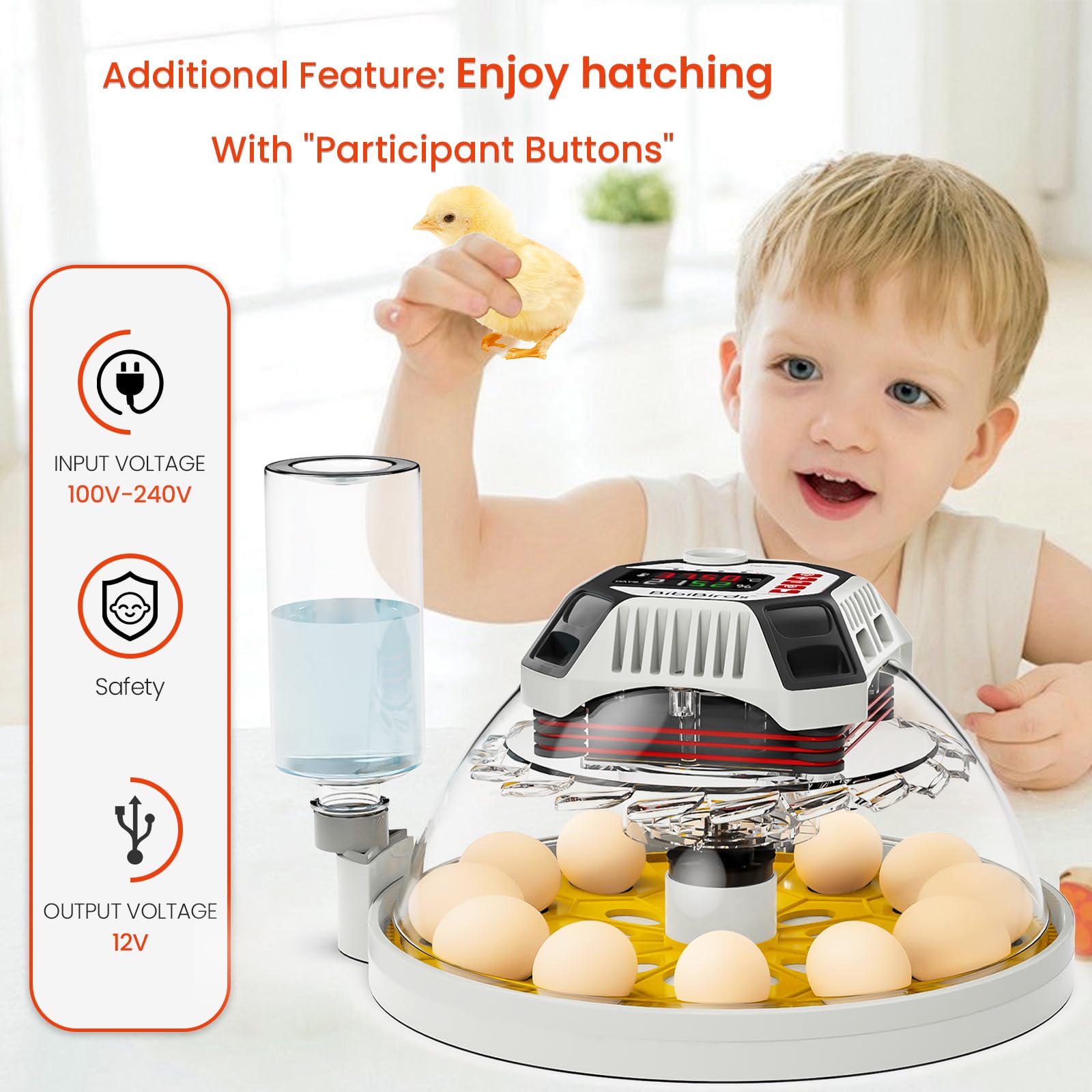 Mua BIBIBIRDS Egg Incubator with Automatic Egg Turning and Digital ...