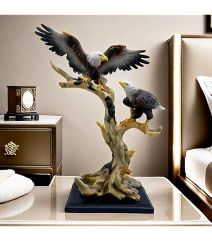 ヴィンテージ　ダウム　フランス　イーグル　クリスタル　彫刻　Daum Amazon.com: Daum Crystal Amber Eagle : Home & Kitchen