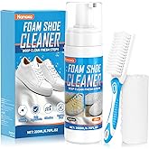 Nanoxa Shoe Cleaner, Shoe Cleaning Kit with Brush & Towel, Sneaker Cleaner for White Shoes, Leather, Boots, Tennis Shoes, etc