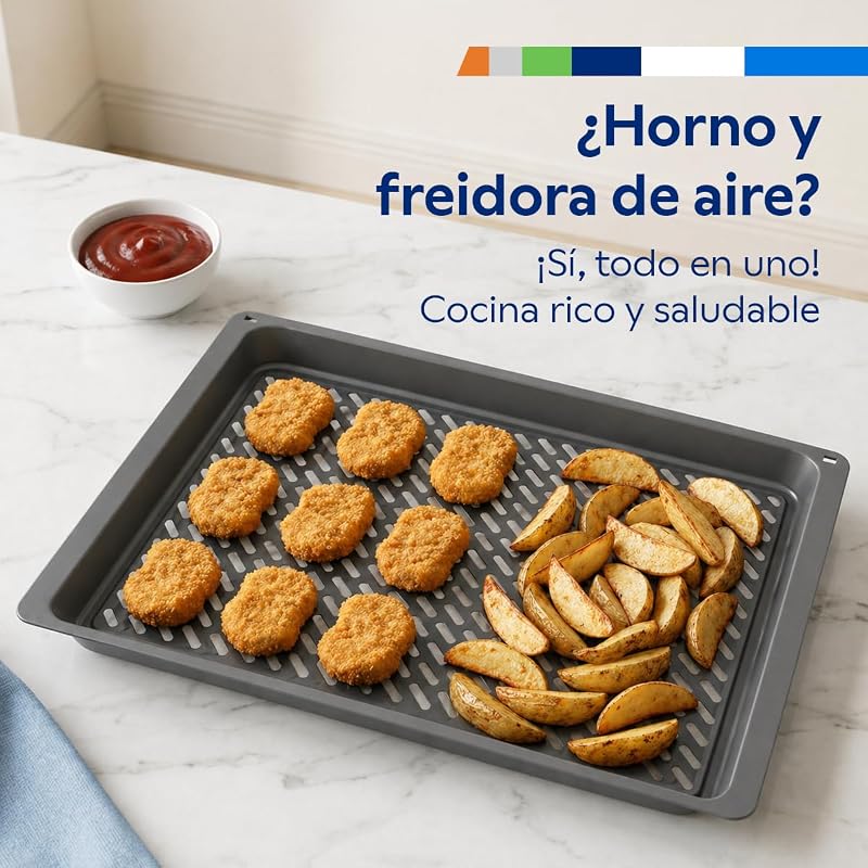– Forno a vapor, pirólise, fritadeira de ar, preto, 3HD5829N3