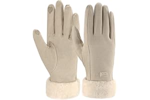 Womens Winter Warm Touchscreen Texting Gloves with Thermal Fleece Lined for Cold Weather