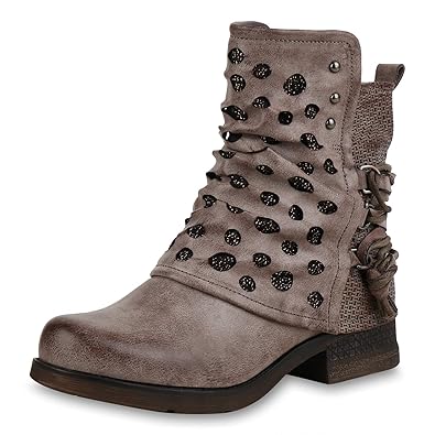 SCARPE VITA Damen Stiefeletten Biker Boots
