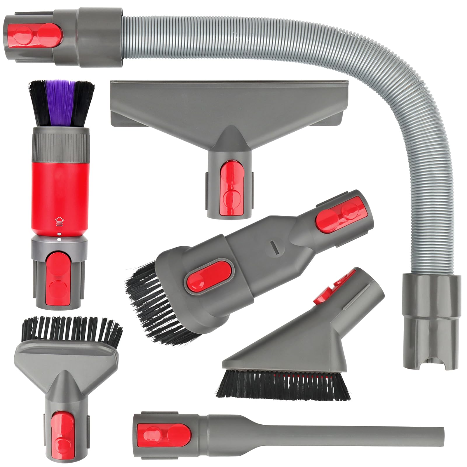 Photo 1 of Attachment Kit for Dyson Gen 5 V15 V12 V11 V10 V7 V8 Detect Cyclone Torque Drive Absolute Animal Motorhead Trigger Cordless Vacuum Cleaner (B:Traceless+Attachment Kit)
