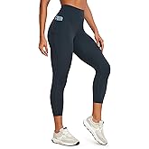 CRZ YOGA Butterluxe Workout Capri Leggings Pockets 23" - High Waist Gym Womens Crop Pants Yoga Buttery Soft