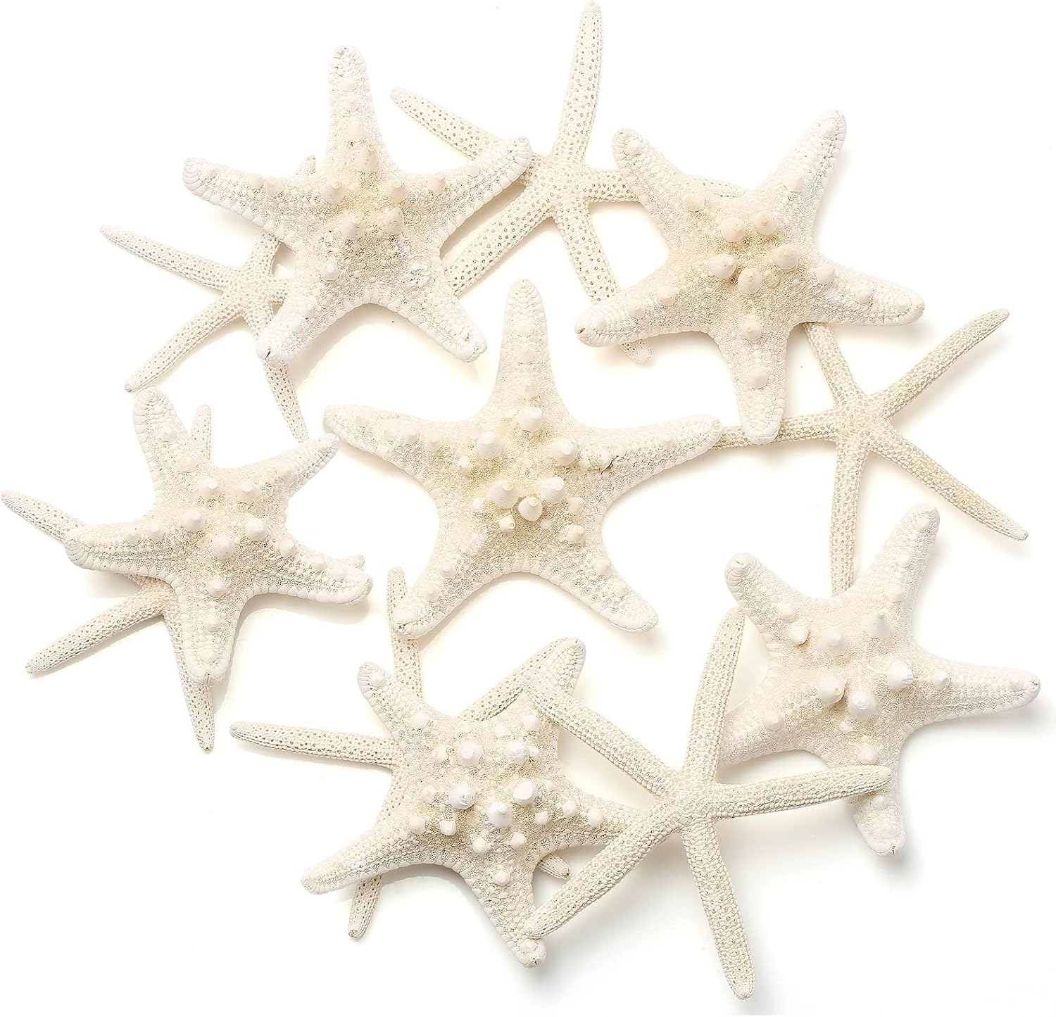 Vase Fillers - gopiter 12 PCS Starfish | 2.5-6 Inch Starfish Decor | Natural Bulk Starfish Shells Perfect for Crafts Making Beach Theme Party Wedding Decoration, Home Wall Decor, Christmas Ornaments, Fish Tank