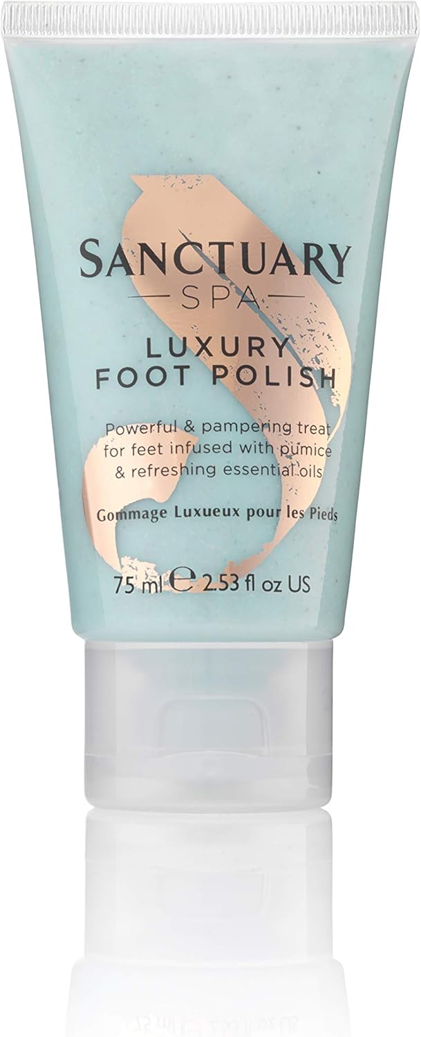 Sanctuary Spa Foot Scrub, Luxury Pumice Foot Polish, 75 ml Amazon.co