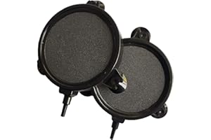 PINVNBY 4.2-Inch Air Stone Disc Bubble Diffuser with Suction Cups for Oxygenation in Fresh/Saltwater Tanks, Ponds, Hydroponic, Aquaponics, and as a Decorative Airstone for Aquariums