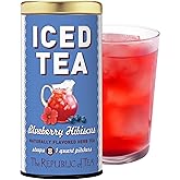 The Republic of Tea - Blueberry Hibiscus Iced Tea, 8 Tea Bags, Herbal Tea, Caffeine Free