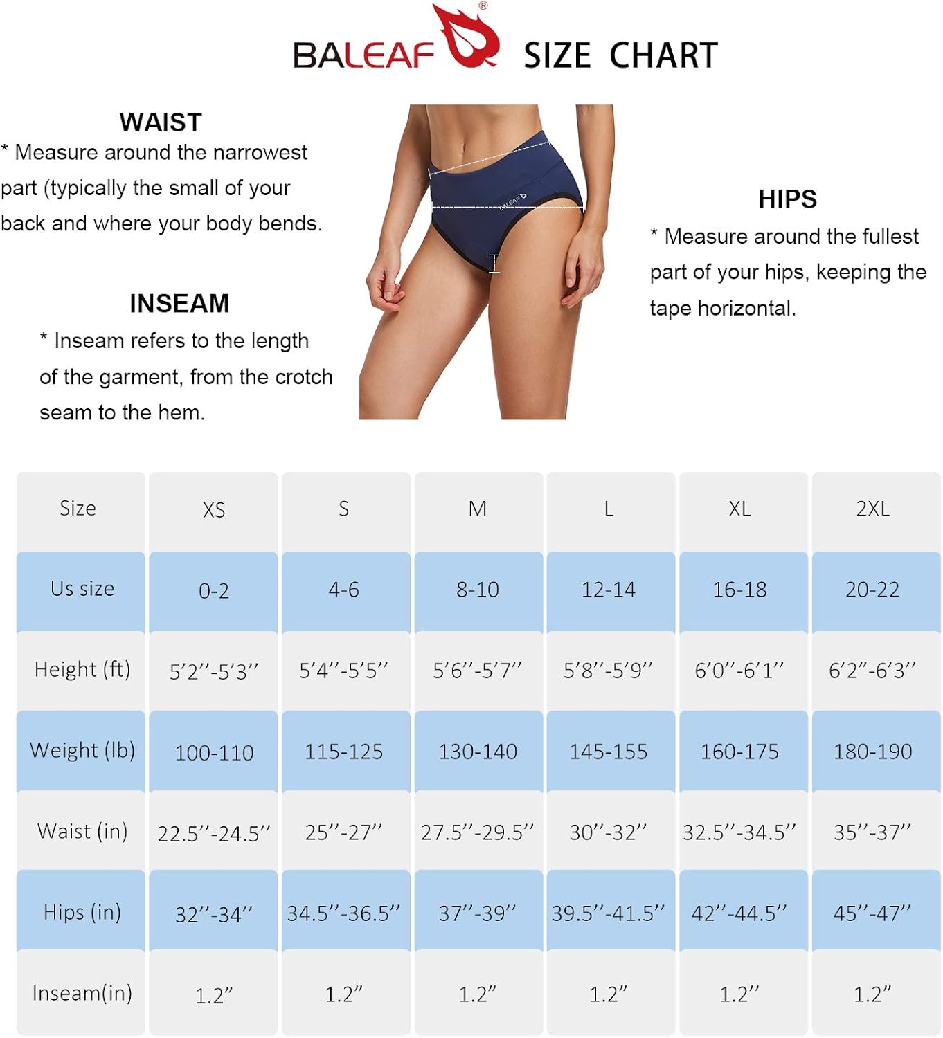 BALEAF Women's Cycling Underwear 3D Padded Gel Chamois Bicycle Bike Shorts High Waist Spinning Shorts Mountain Biking Briefs: Clothing