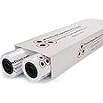 Plotter Paper Direct (20lb, Uncoated | 2 Rolls, 2" Core | 24 In x 150 Ft) for CAD Printing on Wide Format Ink Jet Printers