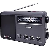 C. Crane CCRadio - EP PRO AM FM Battery Operated Portable Analog Radio with DSP