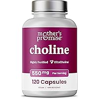 Choline Supplements 550mg | Supports Baby’s Brain Development & Cognitive Function During Pregnancy & Metabolism | Ultra Pure