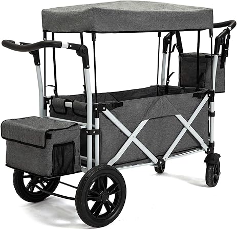 folding beach wagon with canopy