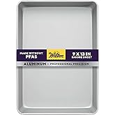 Wilton Aluminum 9x13 Inch Rectangular Sheet Pan, Made With Natural Anodized Aluminum, Made Without PFAS, Bakeware Optimal For Even Heating