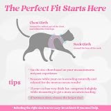 rabbitgoo Cat Harness and Leash Set Pink Extra Small Adjustable Vest view 2