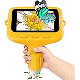 SKYBASIC Digital Microscope for Kids, 3" Screen 1000X Handheld Microscope HD Pocket Portable Microscopes Camera, Science Edu